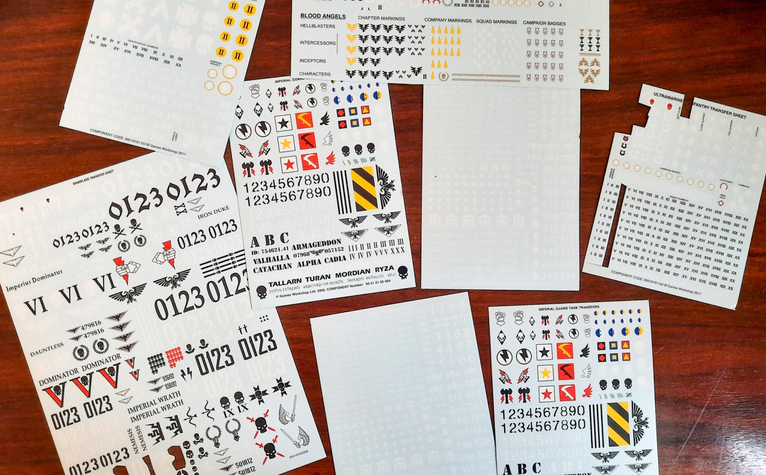 Decals im Modellbau und im Tabletop Gaming - Spiele Baron