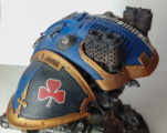 W40K, Warhammer 40k, Imperial Knight, painted, Miniature, Weathering, Basegestaltung, Trenches
