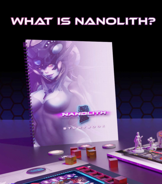 Nanolith, Brettspiel, Cyberpunk, Actionspiel, Storyspiel, Diceplacement, Preview