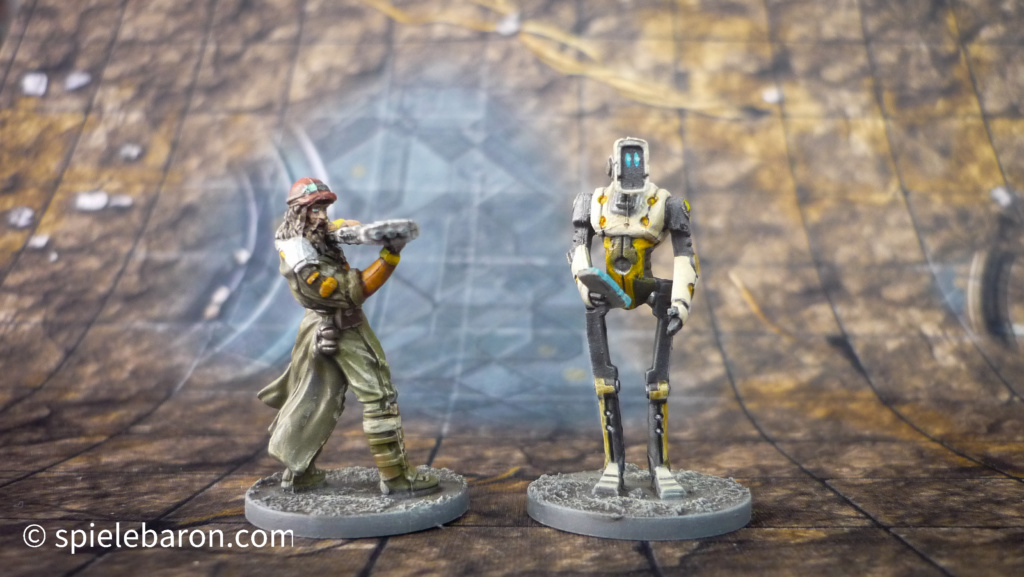Foto Showcase Core Space First Born: painted Hero Miniatures: Wade und Hopper