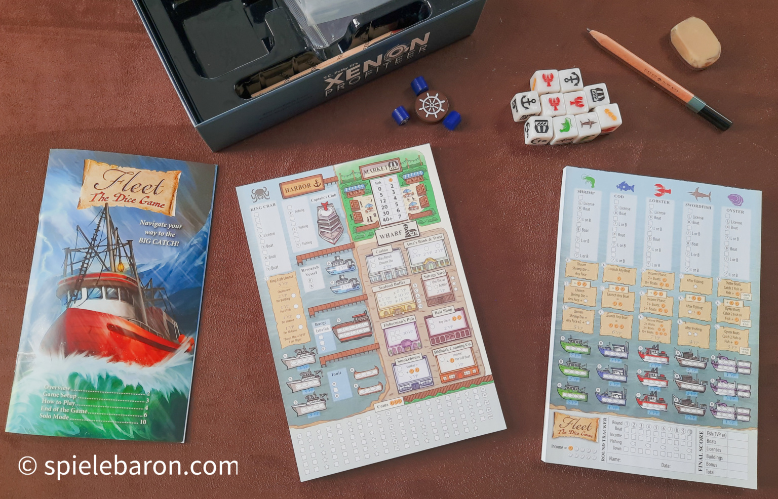 Gespielt! Fleet The Dice Game Spiele Baron