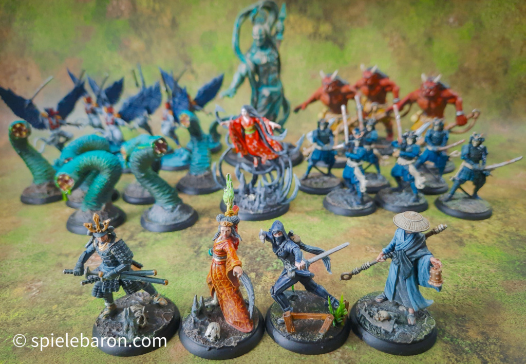 Shadows of Brimstone, Forbidden Fortress, FoFo, all Miniatures, painted