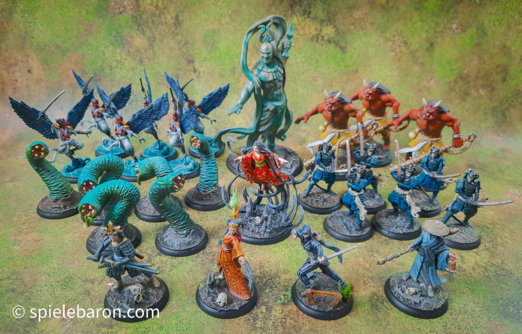 Shadows of Brimstone, Forbidden Fortress, FoFo, all Miniatures, painted