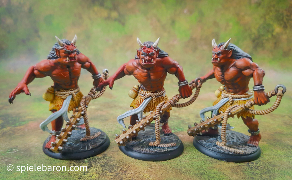 Shadows of Brimstone, Forbidden Fortress, FoFo, Oni, Miniatures, painted