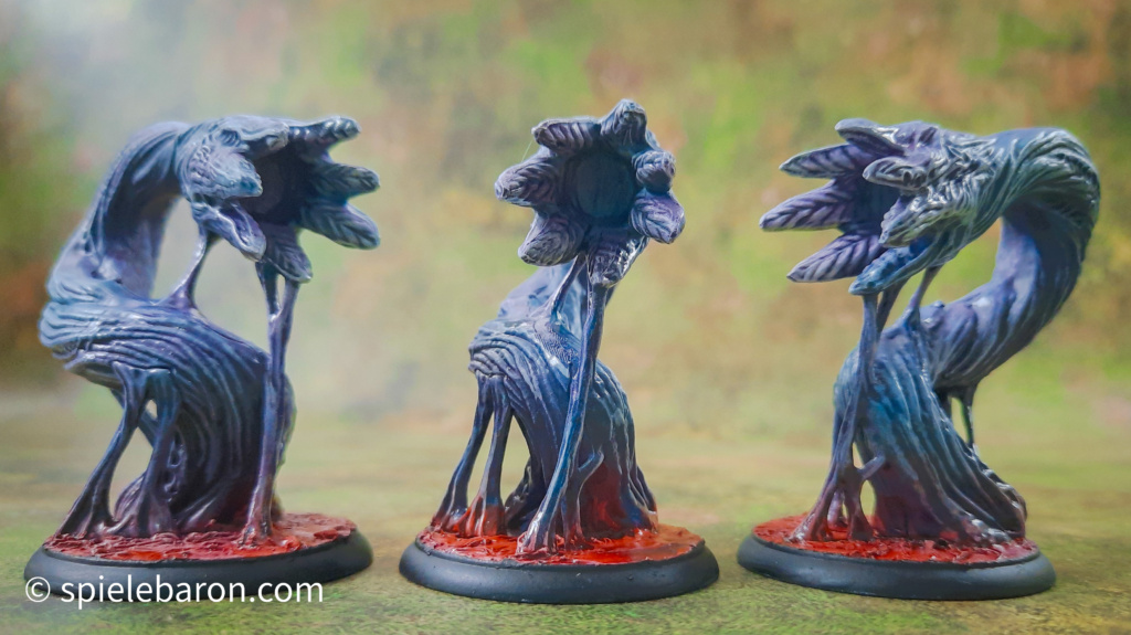 Shadows of Brimstone, Temple of Shadows, Skin Crawlers, Miniatures, painted