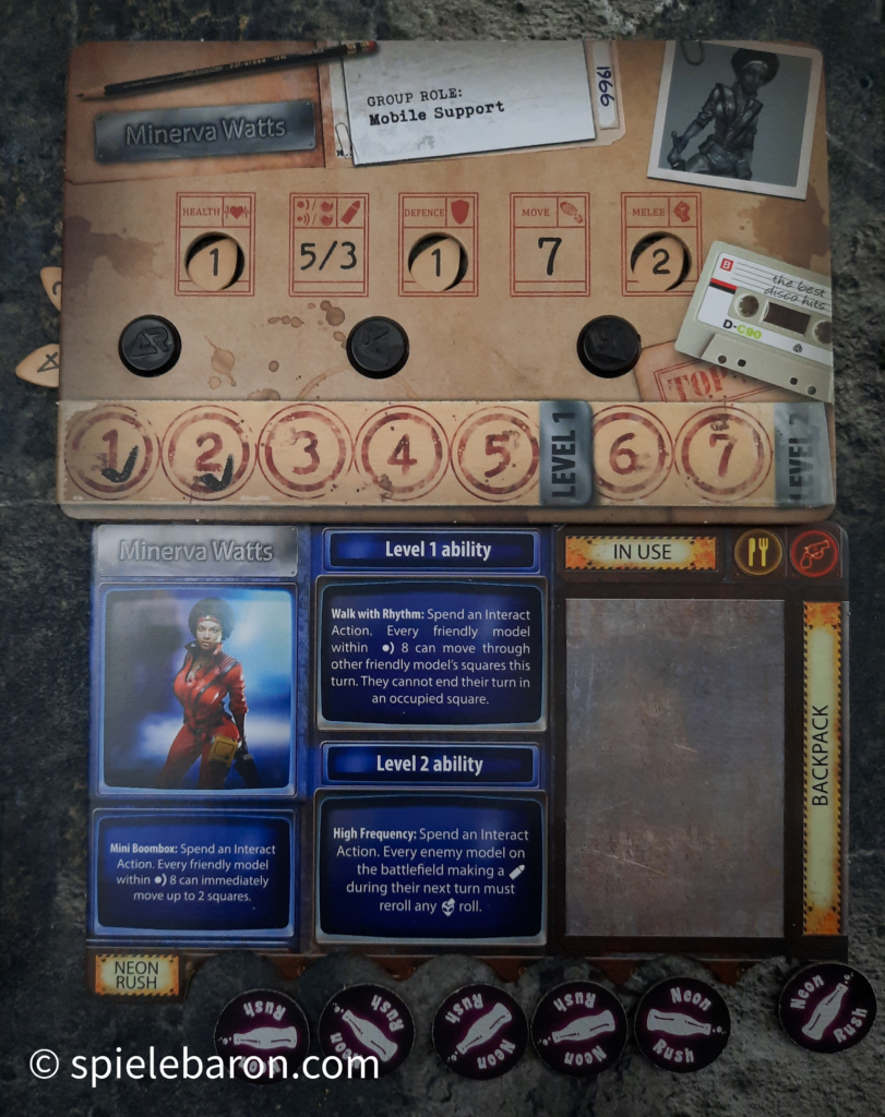 Chronicle X, Heroes Playerboards