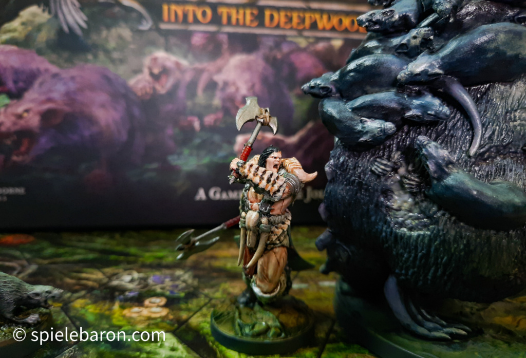 Oathsworn: Scar Tribe Exile and Broodmother - painted Miniatures